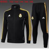 Chándal Real Madrid 2025/26 (Retro black long zipper) - NIÑOS